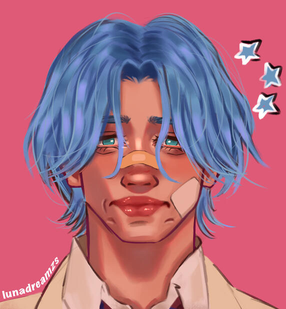 headshot ($60) + extra character (50%) ($30) + simple background ($5) = $95