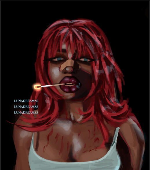 bust up ($80) + extra character (50%) ($40) + simple background ($5) = $125